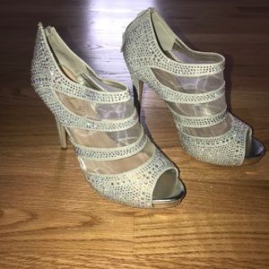 De Blossom Collection Silver Heels